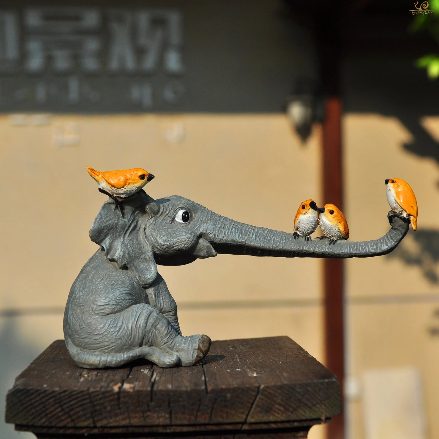 Everyday collection lucky elephant figurines