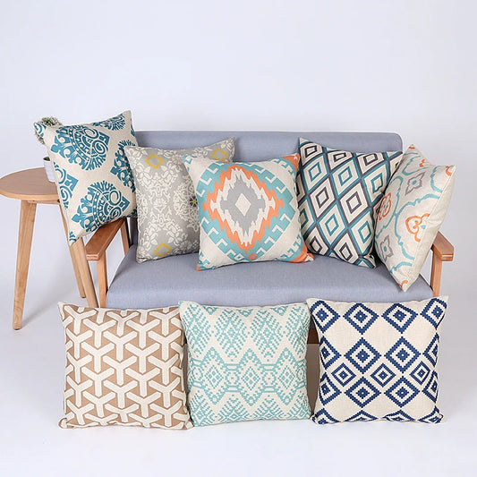 Geometric Cushion Cover Decorative Throw Pillows