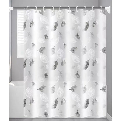 YOUZI PEVA Shower Curtain With Hooks