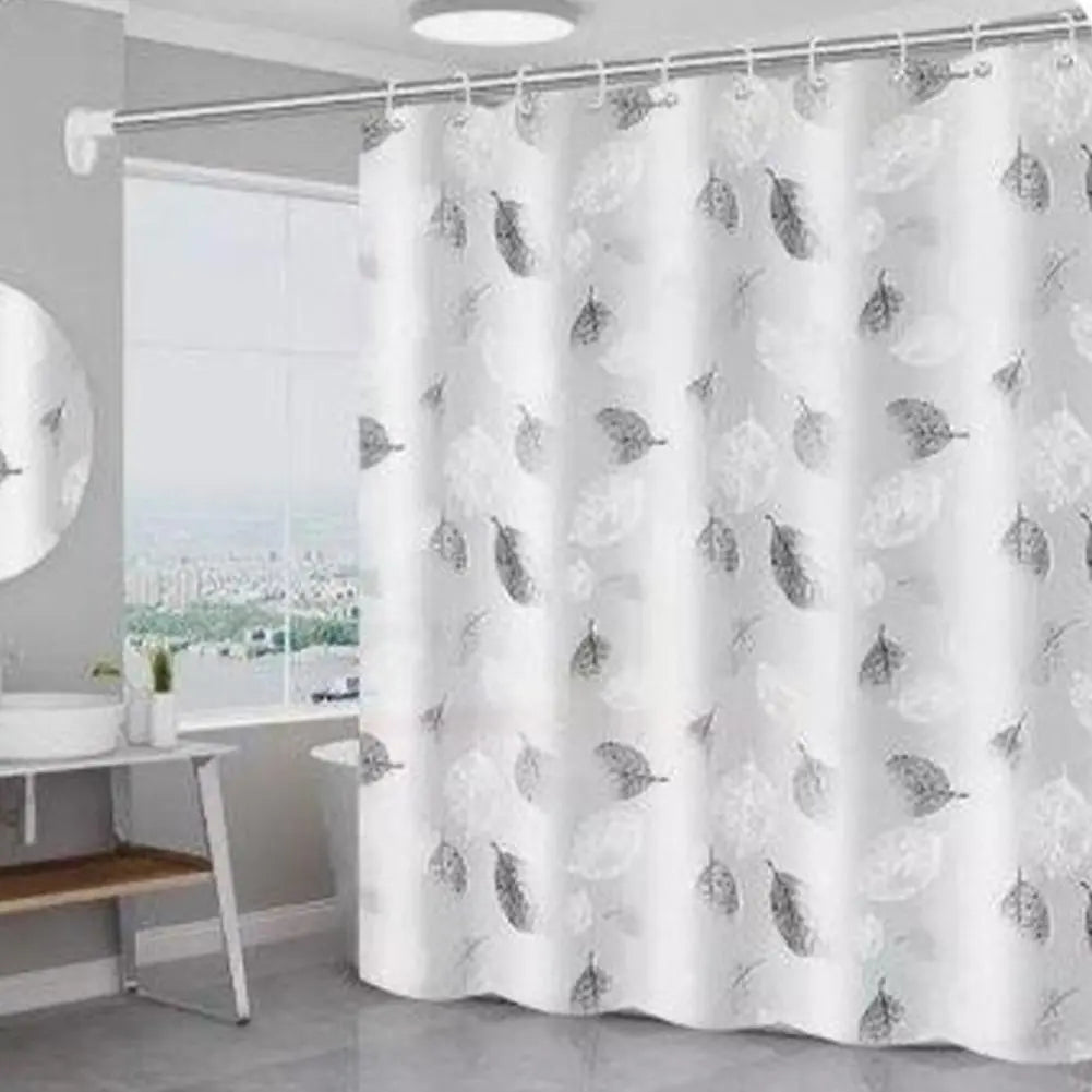 YOUZI PEVA Shower Curtain With Hooks