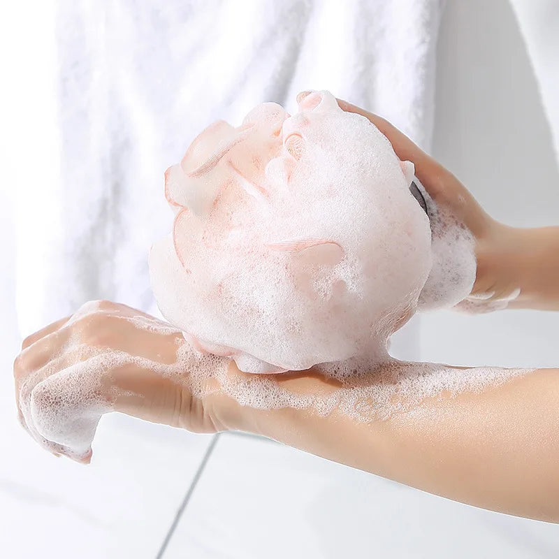 Soft Mesh Bath Sponge Balls Body Cleaner