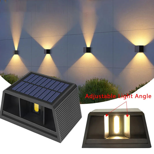 Adjustable Angle Solar Wall Light