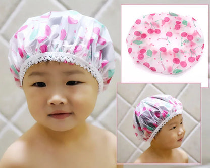 New Cartoon Pattern Children Bathing Hair Moisture