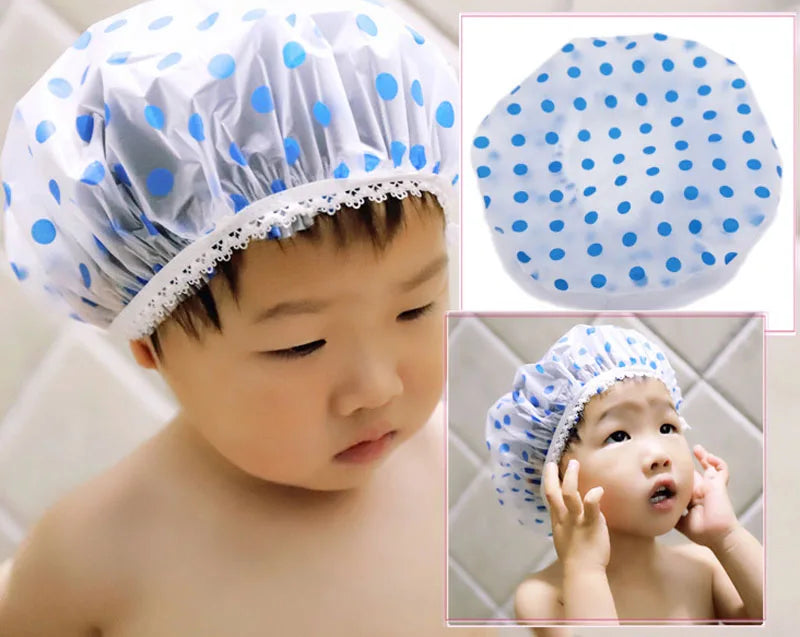 New Cartoon Pattern Children Bathing Hair Moisture