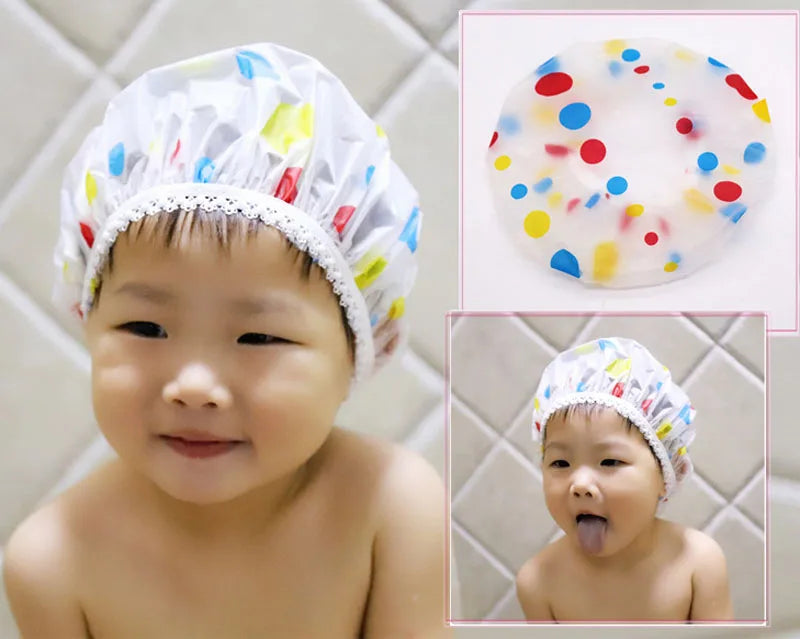 New Cartoon Pattern Children Bathing Hair Moisture