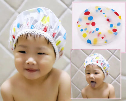 New Cartoon Pattern Children Bathing Hair Moisture