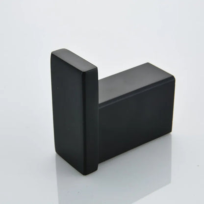 Matt Black Finish Wall Toilet Paper Holder Towel