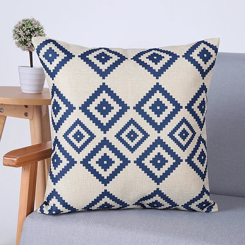 Geometric Cushion Cover Decorative Throw Pillows