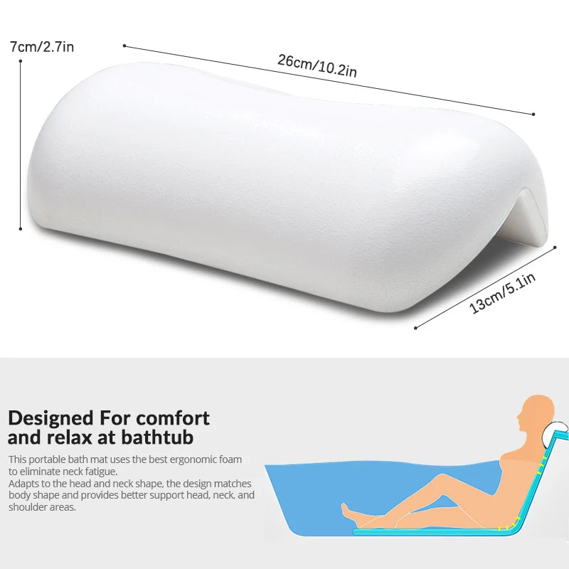 SPA Bath Pillow - Non-slip Bathtub