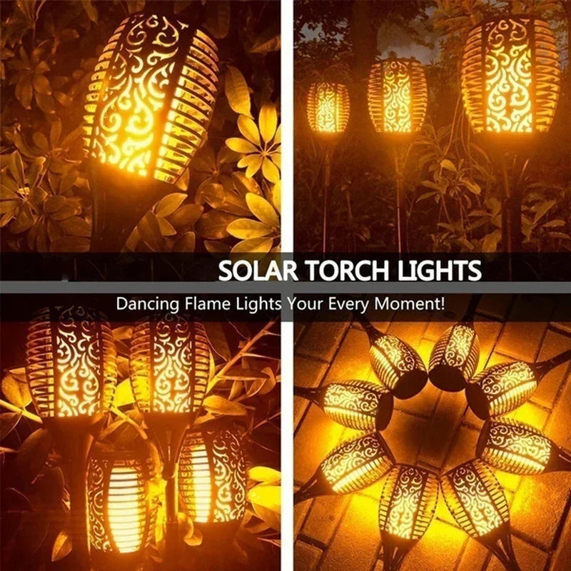 Solar Flame Torch Light