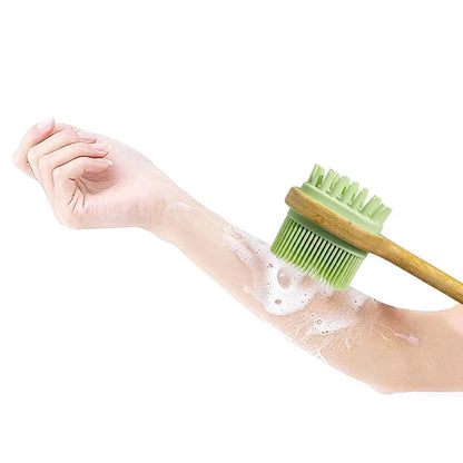 Silicone Brush Head Back Scrubber Shower Brush