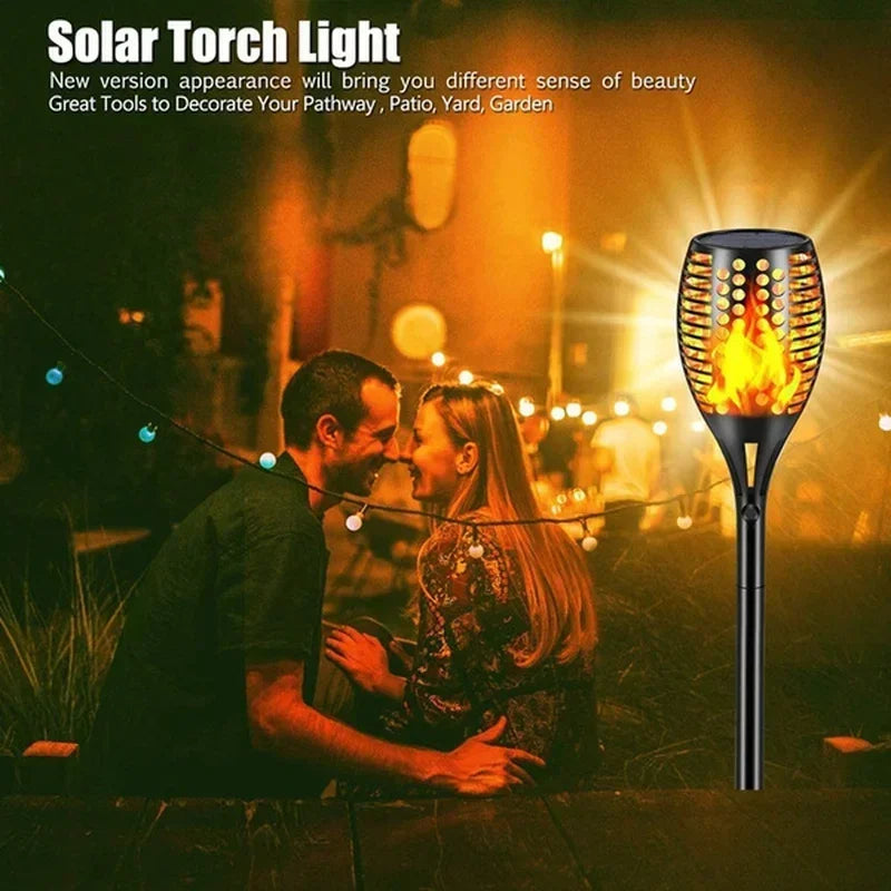 Solar Flame Torch Light