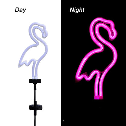 Solar Waterproof Flamingo Lawn Light Garden