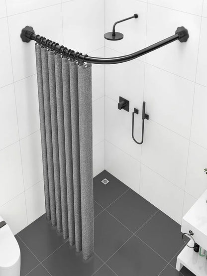 Extendable Corner Shower Curtain