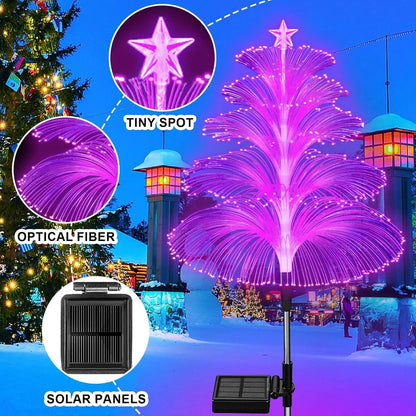 Solar Christmas lights Garden jellyfish lights