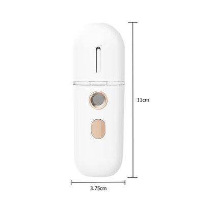 Facial Face Humidifier Beauty Instrument USB Rechargeable Mini Nano Facial Steamer Cool Mist Face Atomizer with Mirror