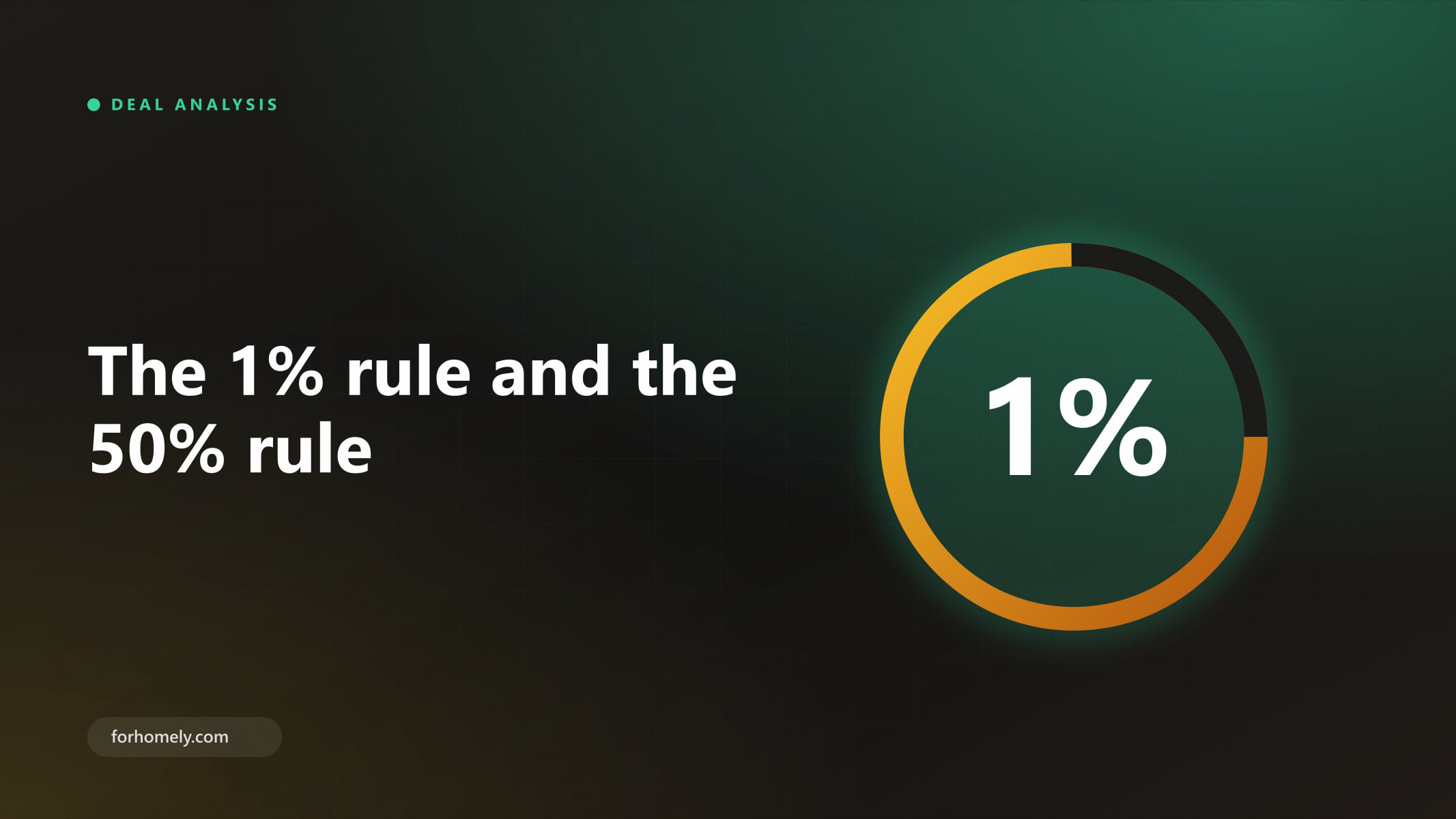 Illustration of a large 1% symbol inside a golden ring